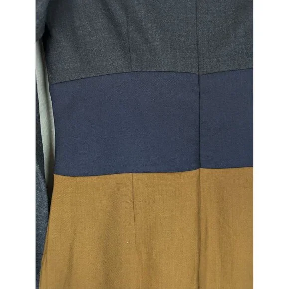 MaxMara Gray and Brown Mini Dress - Picture 9 of 15